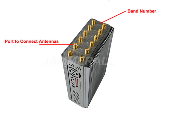 12 Band-tragbarer drahtloser Signal-Störsender für WiFi/GPS/LOJACK/3G 4G Stauen