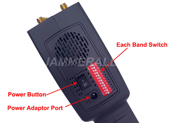 Einteiliger Handhandy-Störsender für Signale LOJACK GPSL1L2L5 WiFi